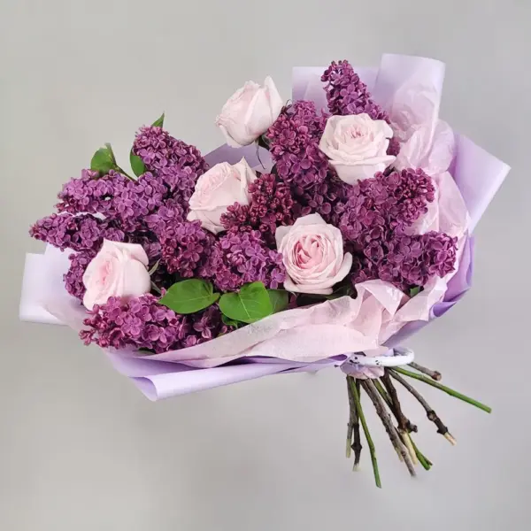 თაიგული იასამნისფერ ფერებში